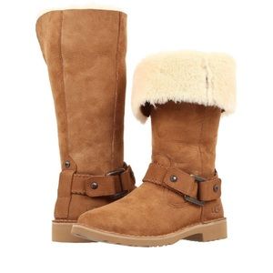 UGG BRAIDEN SHEEPSKIN WOMEN’s BOOTS size 10.5